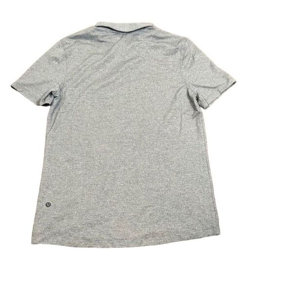 Lululemon Evolution Polo Heathered Navy Blue Men's Small - Picture 6 of 8